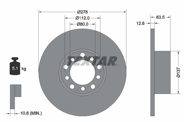 Disque de frein | TEXTAR