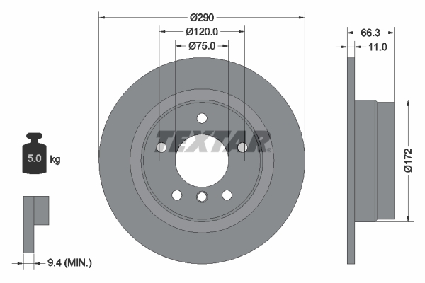 Disque de frein | TEXTAR