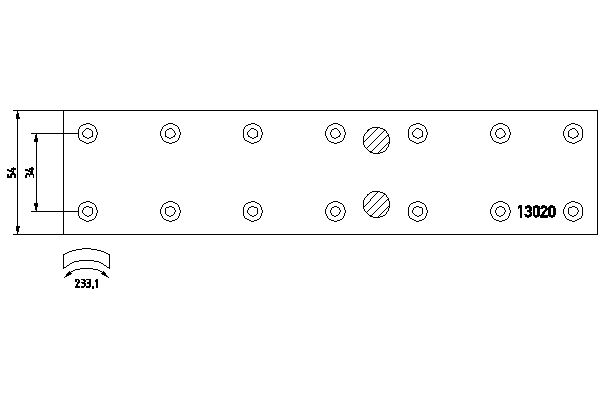 Kit de garnitures de frein, frein à tambour | TEXTAR