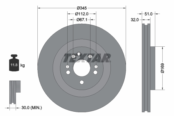 Disque de frein | TEXTAR