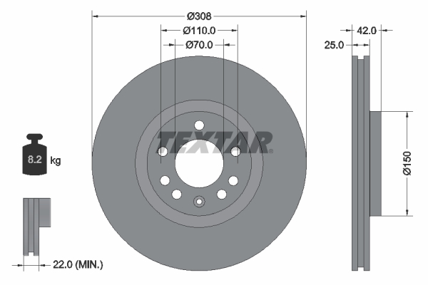 Disque de frein | TEXTAR
