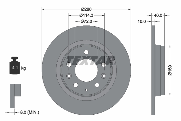Disque de frein | TEXTAR