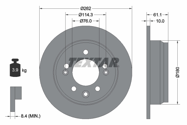 Disque de frein | TEXTAR