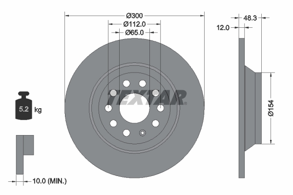 Disque de frein | TEXTAR