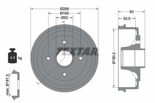 Image du produit pour Tambour de frein