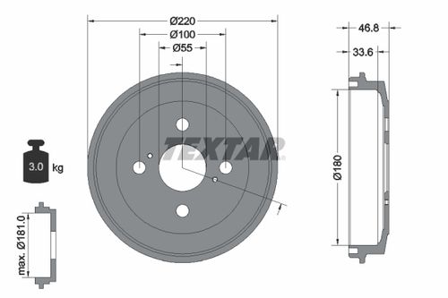 Image du produit pour Tambour de frein