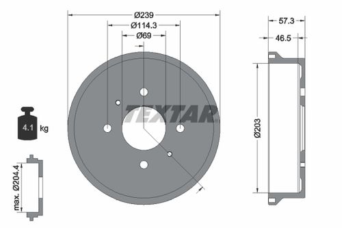 Image du produit pour Tambour de frein