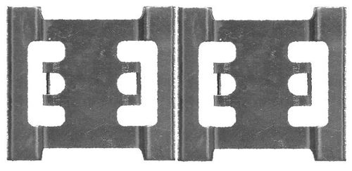 Image du produit pour Kit d'accessoires, plaquette de frein à disque