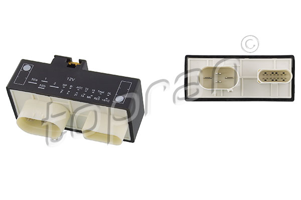 Commande, ventilateur électrique (refroidissement du moteur) | TOPRAN