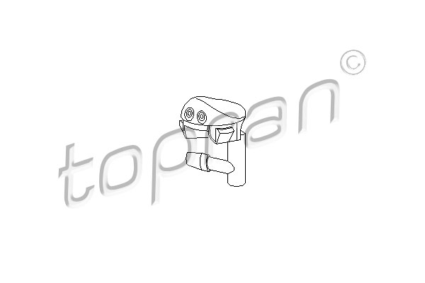 Gicleur d'eau de nettoyage, nettoyage des vitres | TOPRAN