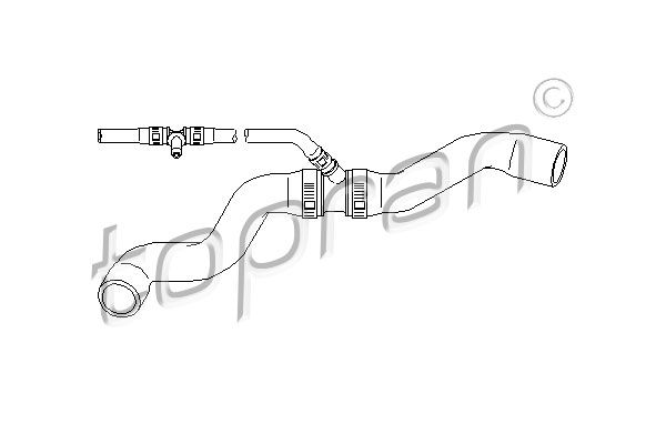 Durite de radiateur | TOPRAN