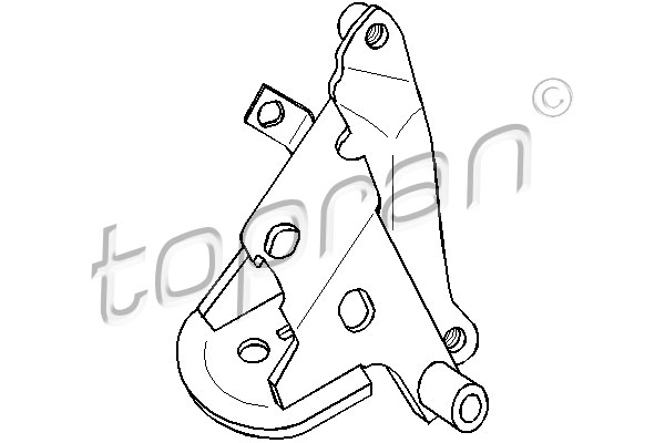 Support de palier, suspension du moteur | TOPRAN