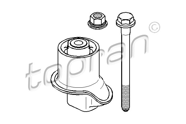 Jeu de coussinets, corps de l'essieu | TOPRAN