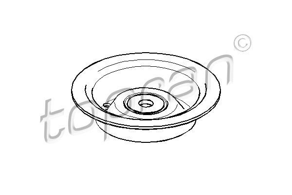 Roulement, coupelle de suspension | TOPRAN
