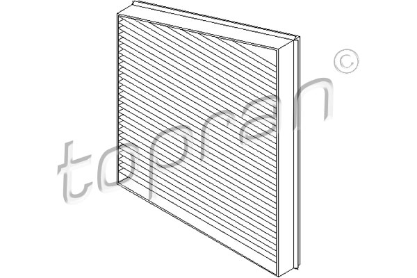Filtre, air de l'habitacle | TOPRAN