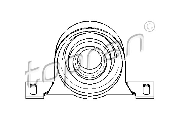 Suspension, arbre de cardan | TOPRAN