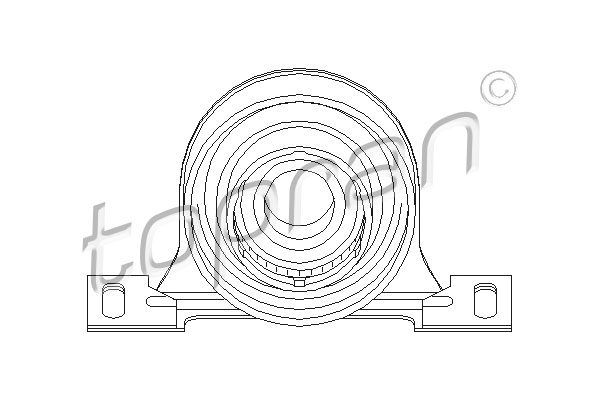 Suspension, arbre de cardan | TOPRAN
