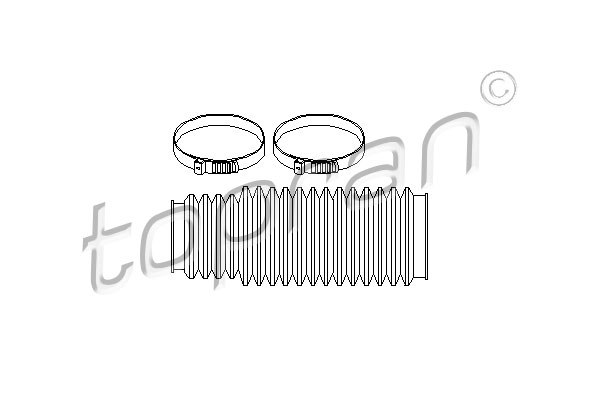 Jeu de joints-soufflets, direction | TOPRAN