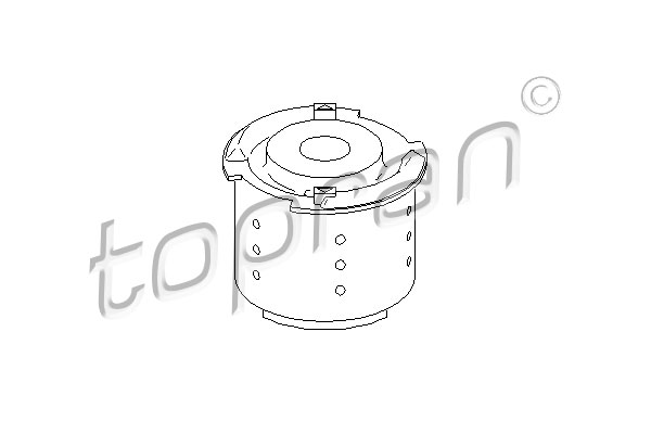 Suspension, support d'essieu | TOPRAN