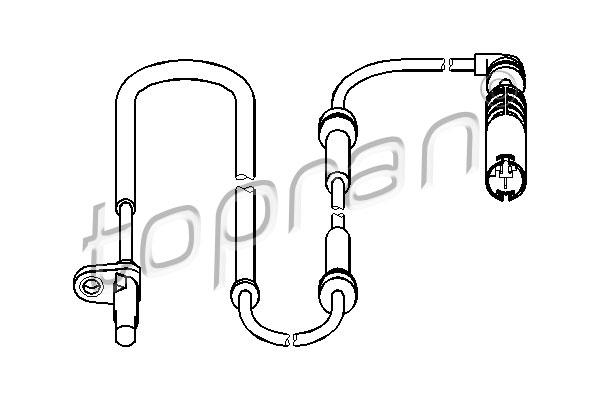 Capteur, vitesse de roue | TOPRAN