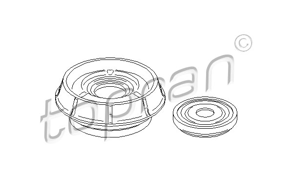 Coupelle de suspension | TOPRAN