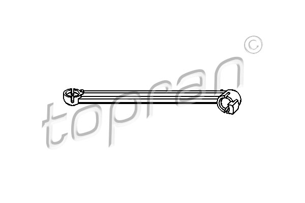 Levier de papillon, carburateur | TOPRAN