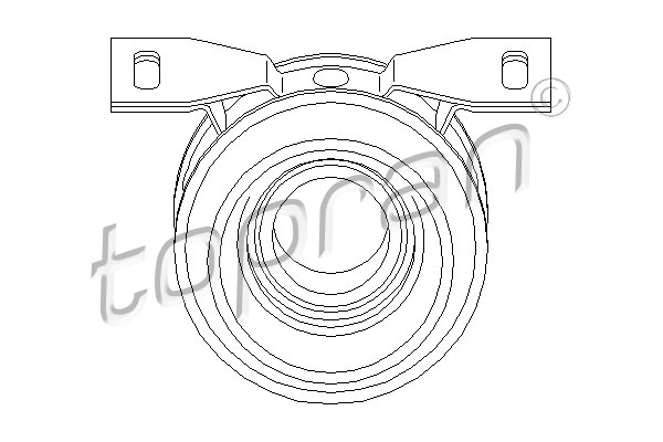 Suspension, arbre de cardan | TOPRAN