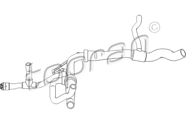 Durite de radiateur | TOPRAN