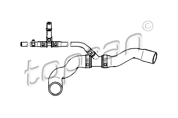 Durite de radiateur | TOPRAN
