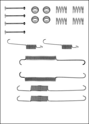 Kit d'accessoires, mâchoire de frein | TRISCAN