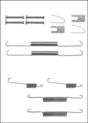 Kit d'accessoires, mâchoire de frein | TRISCAN