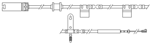 Contact d'avertissement, usure des plaquettes de frein | TRISCAN
