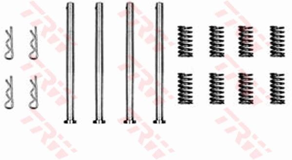 Kit d'accessoires, plaquette de frein à disque | TRW