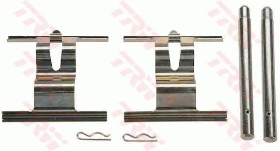 Kit d'accessoires, plaquette de frein à disque | TRW