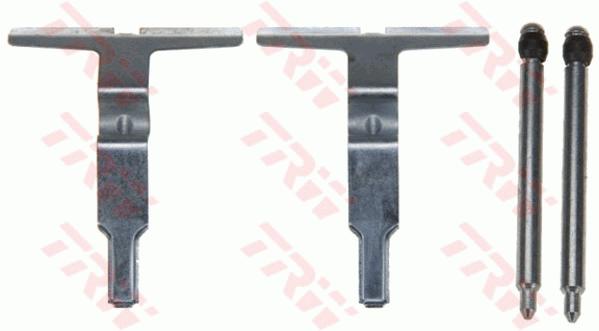 Kit d'accessoires, plaquette de frein à disque | TRW