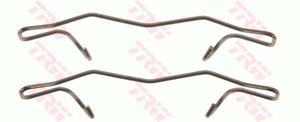 Kit d'accessoires, plaquette de frein à disque | TRW