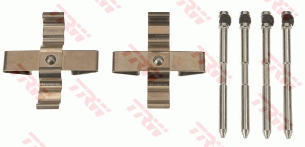 Kit d'accessoires, plaquette de frein à disque | TRW