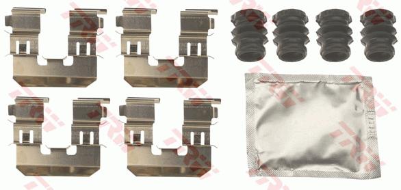 Kit d'accessoires, plaquette de frein à disque | TRW