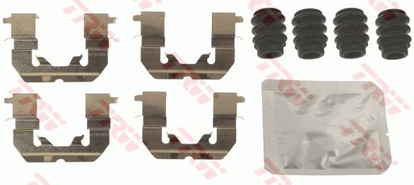 Kit d'accessoires, plaquette de frein à disque | TRW