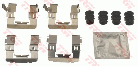 Kit d'accessoires, plaquette de frein à disque | TRW
