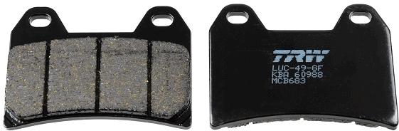 Jeu de 4 plaquettes de frein | TRW