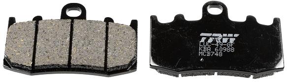 Jeu de 4 plaquettes de frein | TRW