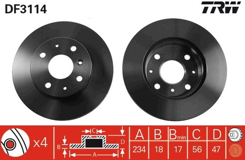 Image du produit pour Disque de frein