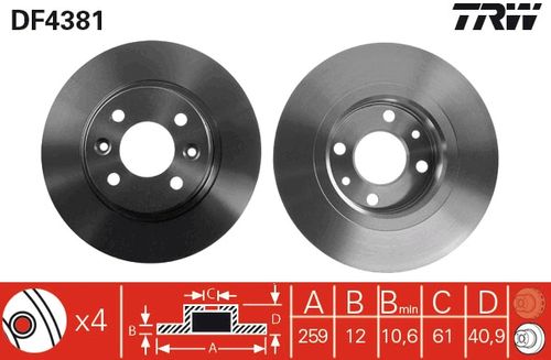 Image du produit pour Disque de frein