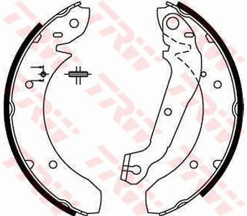 Image du produit pour Jeu de mâchoires de frein