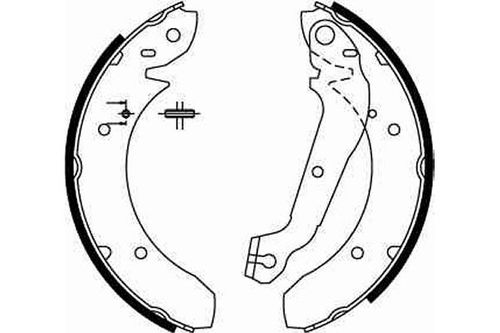 Image du produit pour Jeu de mâchoires de frein