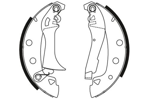 Image du produit pour Jeu de mâchoires de frein