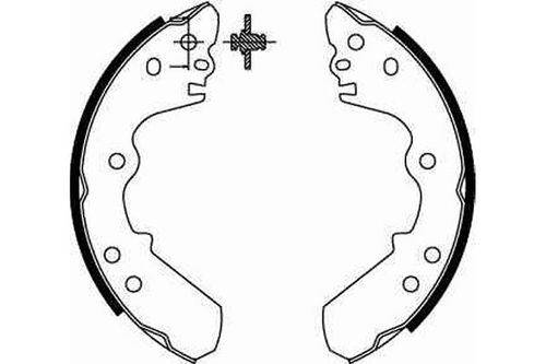 Image du produit pour Jeu de mâchoires de frein