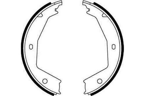 Image du produit pour Jeu de mâchoires de frein, frein de stationnement
