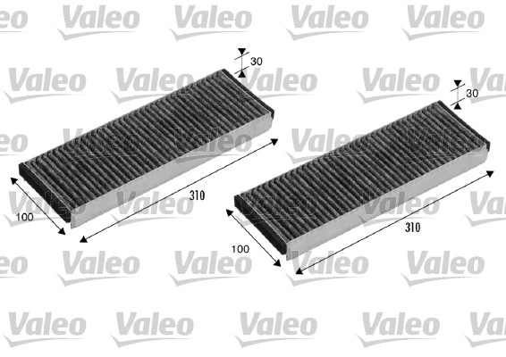 Filtre, air de l'habitacle CLIMFILTER PROTECT | VALEO